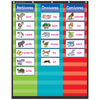 Teacher Created Resources Pocket Chart, 3-Column, 34in x 44in 20324